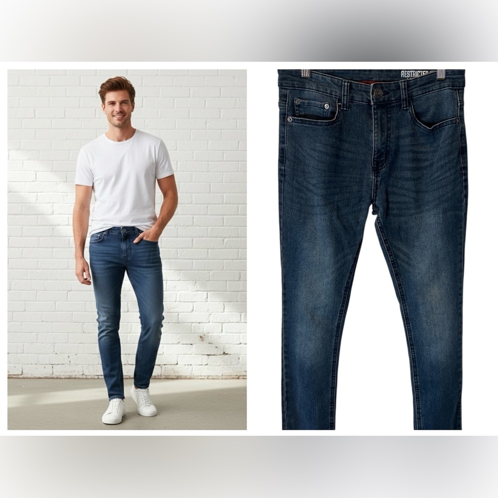 Restricted Dark Blue Skinny Jeans
